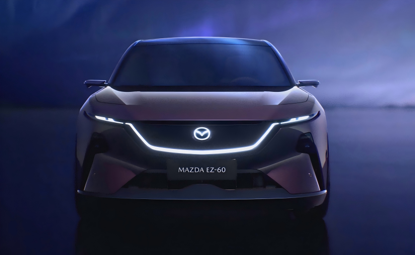 Officialis imagines de Mazda Ezra - LX. In consilio maxime futuristic. Eam faciam ejus primum debut Aprilis 23rd.