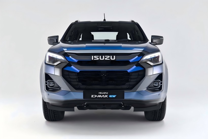 Isuzu solvo officialis imagines de omnibus, electrica RAPINA salsissimus vir vivens D-Max EV cum Dual-motricium omnes-rota-coegi Powertrain